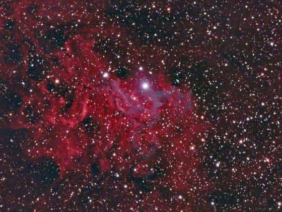 IC405 flaming Star nebula