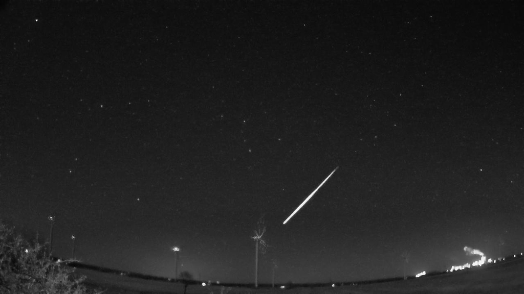 Meteor am 02.04.2023 um 00:05:12 Uhr MESZ