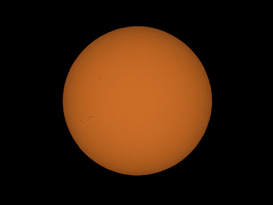 Oster-Sonne am 09.04.2023 mit der Vaonis Stellina