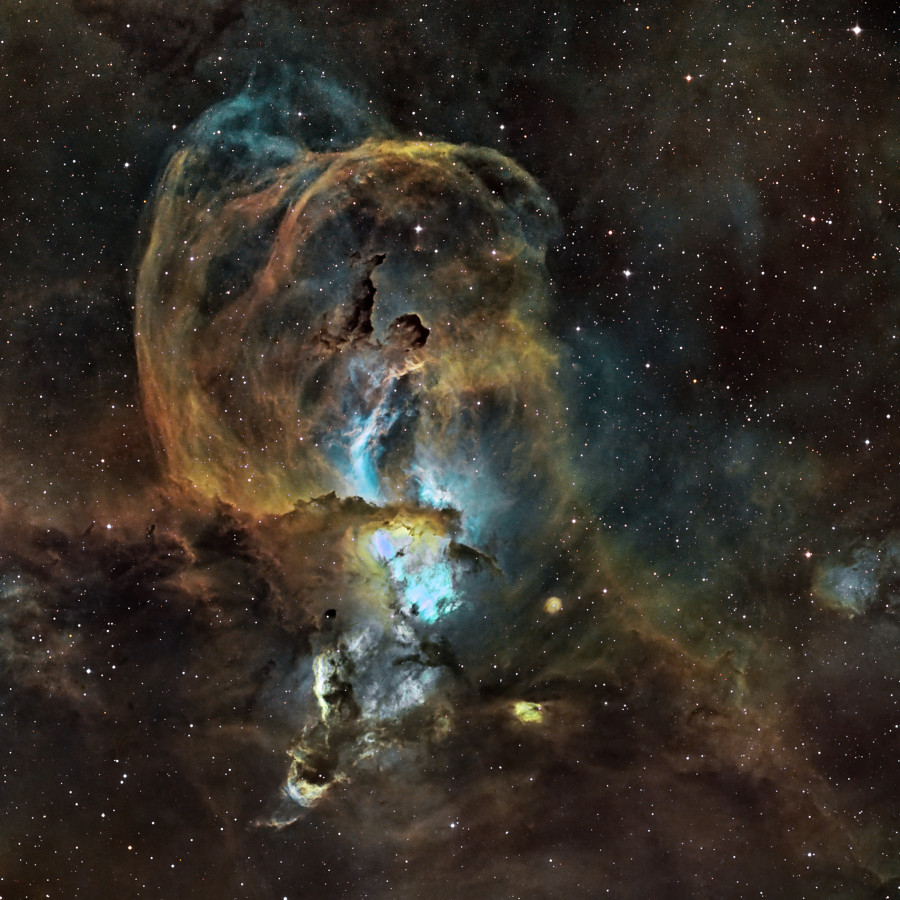 NGC3576  - Statue of Liberty