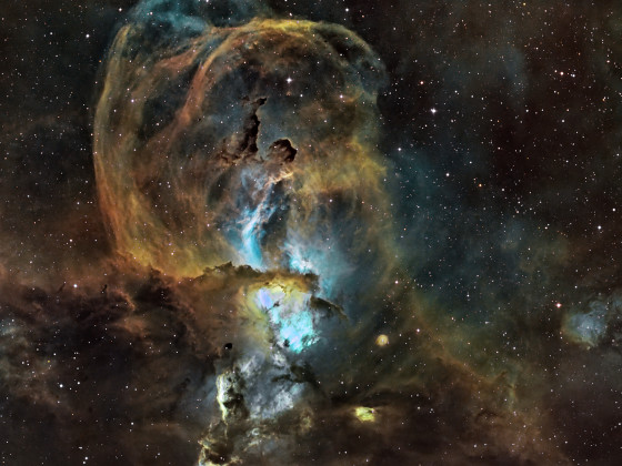 NGC3576  - Statue of Liberty