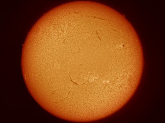 Sonne in Hα -  21.04.2023