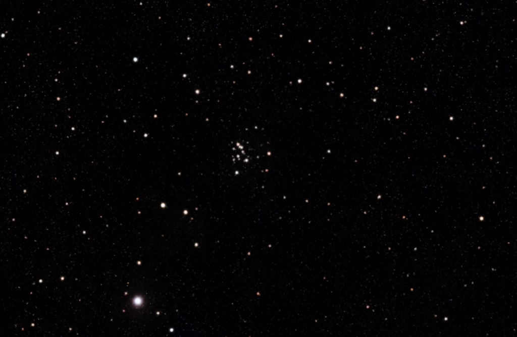 NGC1220 Offener Sternhaufen mit der Vaonis Stellina