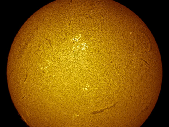 H Alpha Sonne mit Lunt35 B600