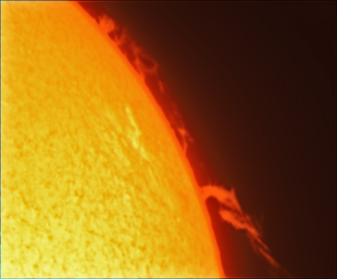 Sonne H-alpha 25.Mai