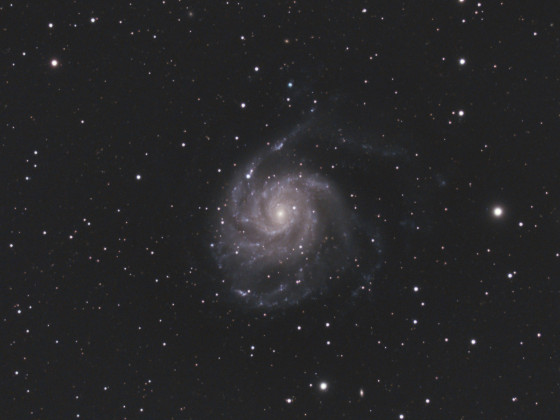 Feuerradgalaxie M101 mit Supernova