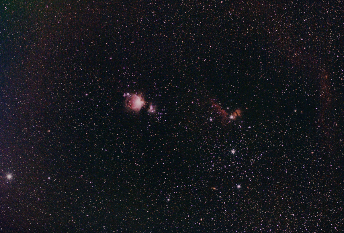 Orions Gürtel Region