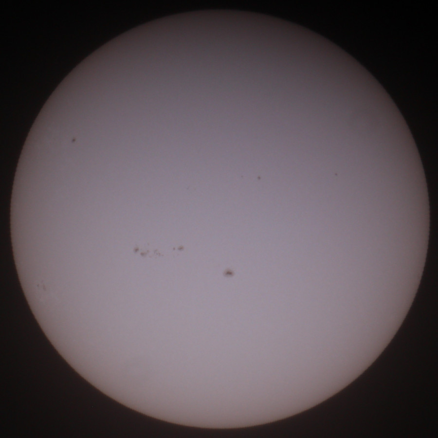 Sonne 05.06.2023 - 8" Newton - Weißlicht - Einzelbild