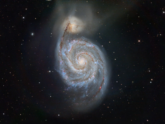 Messier 51 Die Whirlpool Galaxie