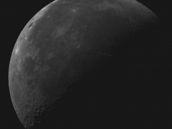 Mond am 11.06.2023 (Mosaik aus 11 Aufnahmen)