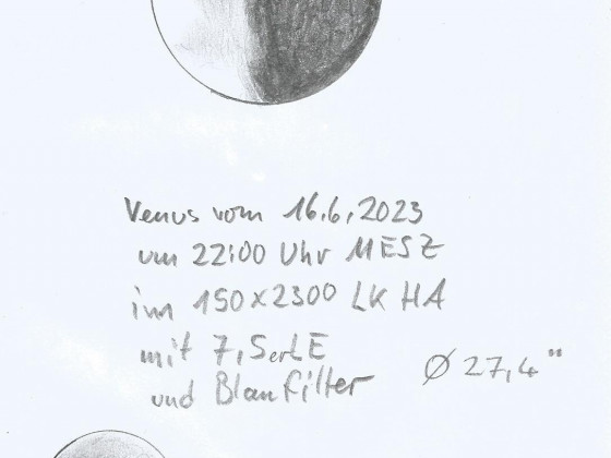 Venus und Mars vom 16.06.2023