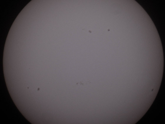 Sonne 10.06.2023 - 8" Newton - Weißlicht - Einzelbild