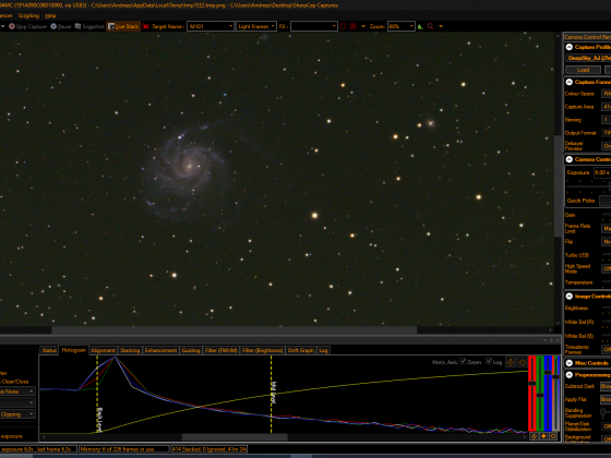 Messier 101 (Pinwheel-Galaxie) mit Supernova SN2023ixf