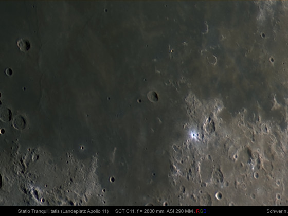 Statio Tranquillitatis (Landeplatz von Apollo 11), 18.05.2021