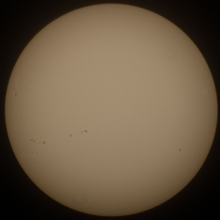 Sonne 16.06.2023 - 8" Newton - Weißlicht - Einzelbild