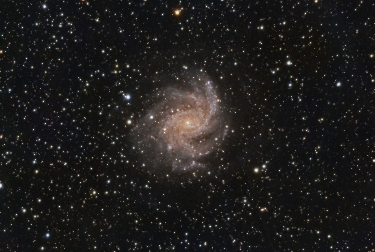 NGC6946 Feuerwerksgalaxie mit 2,5m Brennweite