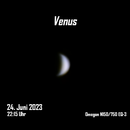 Venus vom 24. Juni 2023