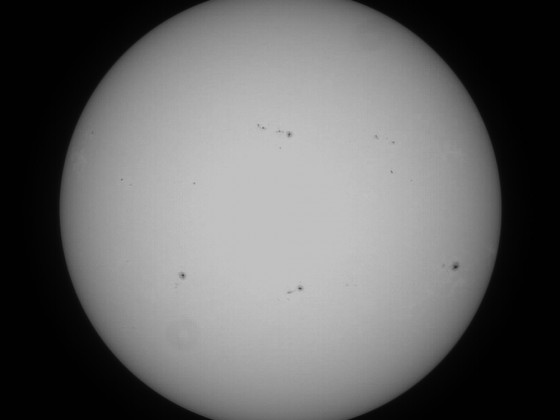 Sonne 23.06.2023 - 8" Newton - Weißlicht