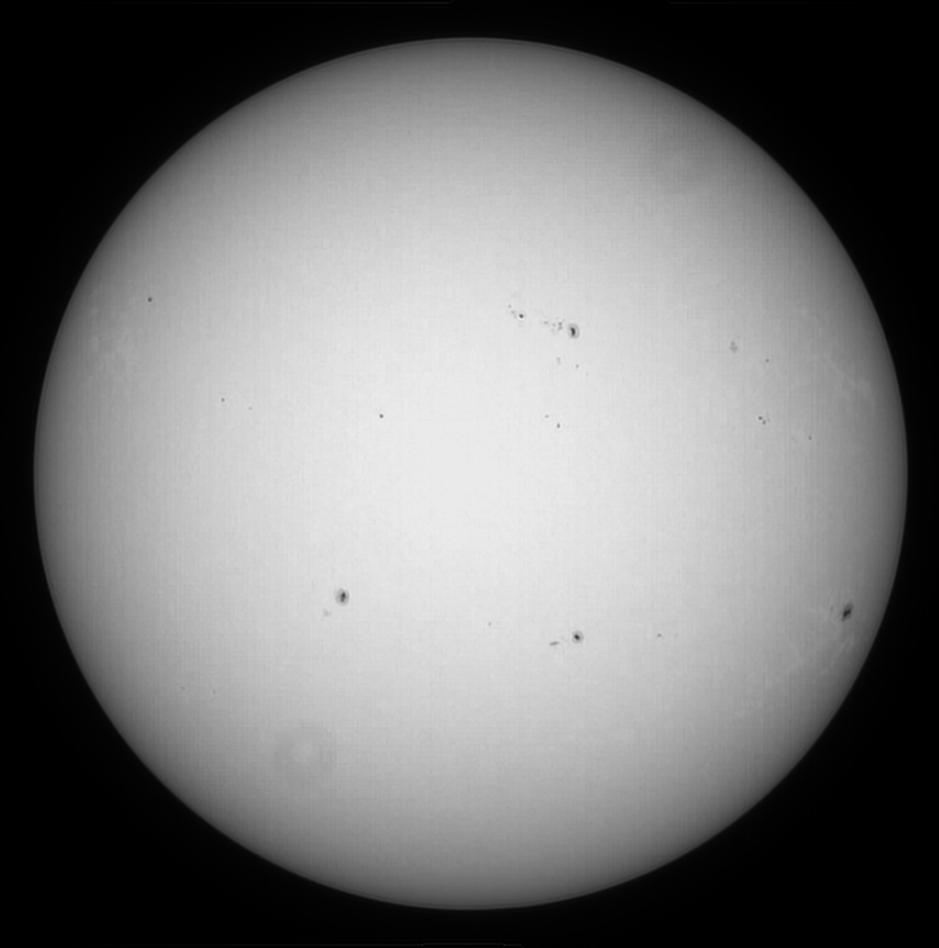 Sonne 24.06.2023 - 8" Newton - Weißlicht