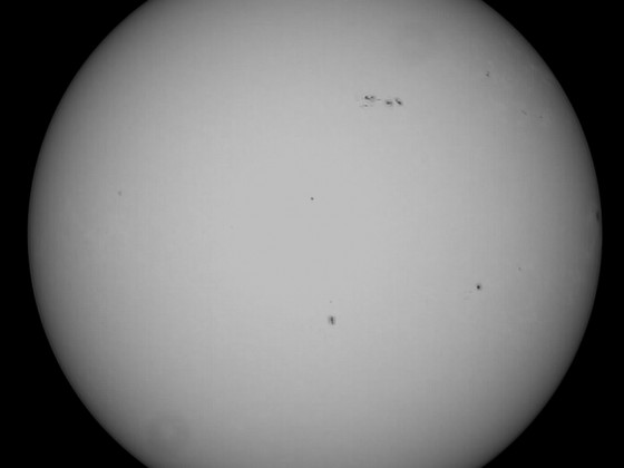 Sonne 25.06.2023 - 8" Newton - Weißlicht