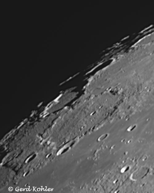 Die Kraterlandschaft um den Krater "J. Herschel".