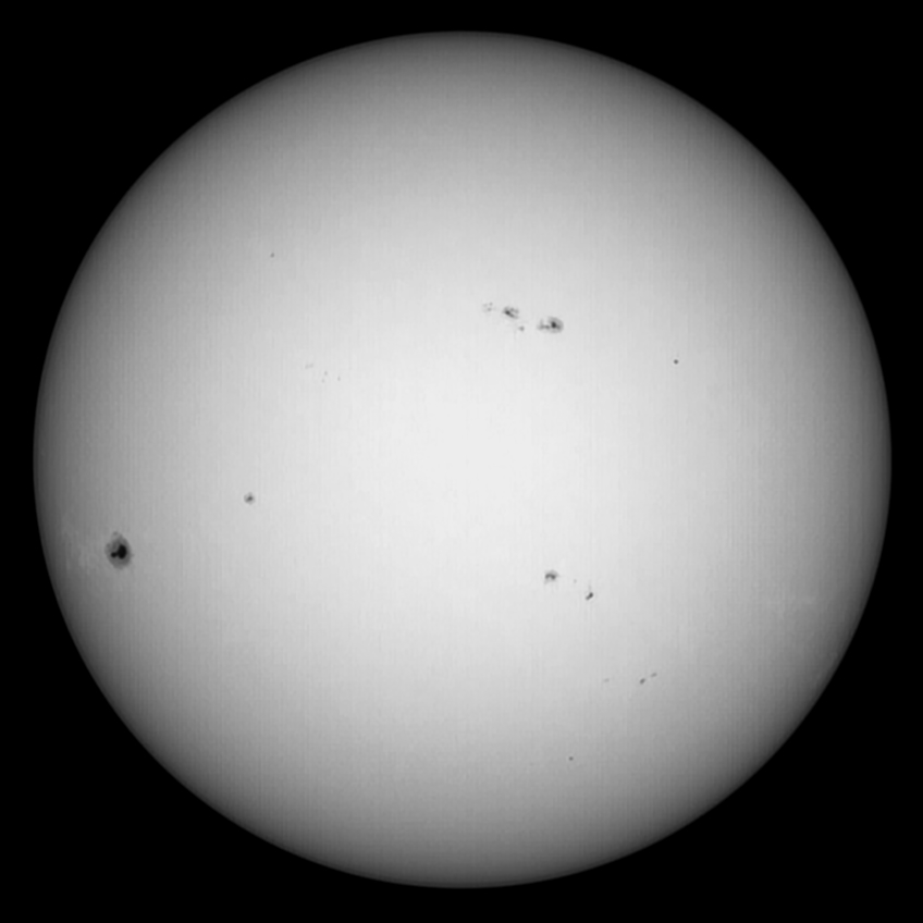 Sonne 08.07.2023 - 8" Newton - Weißlicht
