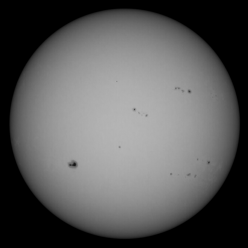 Sonne 10.07.2023 - 8" Newton - Weißlicht