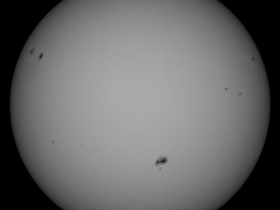 Sonne 13.07.2023 - 8" Newton - Weißlicht