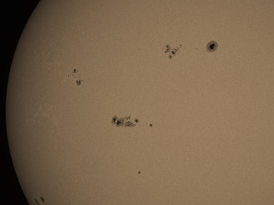 Sonnenflecken am 18.Juli 2023 08:30ut