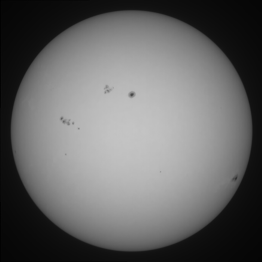 Sonne 17.07.2023 - 8" Newton - Weißlicht