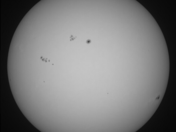 Sonne 17.07.2023 - 8" Newton - Weißlicht