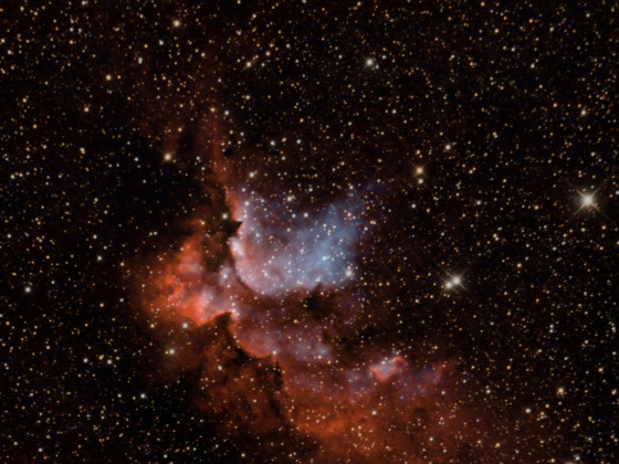 NGC 7380 - Erster Versuch mit dual Schmalband