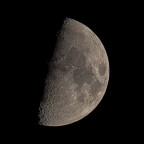 Mond am 22.10.2023 mit dem Seestar S50
