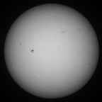 Sonne 21.09.2023 - 8" Newton - EOS 700D - Weißlicht