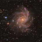 NGC 6946 Kurzbelichtung mit 10" Öffnung