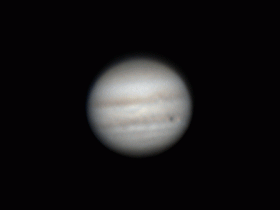 Jupiter mit bewegung