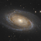 Bodes Galaxis bei 53° Höhe