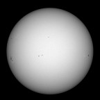 Sonne 15.01.2026 - 8" Newton Skywatcher Quattro - Touptek 2600 Color - Weißlicht