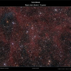 NGC6883 in LRGB / Ha