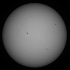 Sonne 19.08.2023 - 8" Newton - EOS 700D - Weißlicht
