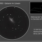 NGC 2903 GX Balkenspirale in Leo