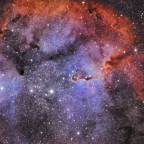 IC 1396 und IC1396a Elefantenrüsselnebel SHO + LRGB