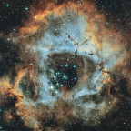 Meine endgültige HOO-Variante von NGC 2244