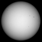 Sonne 16.02.2024 - 8" Newton - EOS 700D - Weißlicht