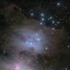 NGC1977 (Running Man) - 3h - RGB - OSC ToupTek 2600 Color - Skywatcher 8" Quattro f/4