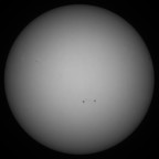 Sonne 11.10.2023 - 8" Newton - EOS 700D - Weißlicht