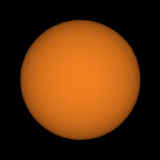 Sonne am 29.10.2023 um 09:42 MEZ mit der Vaonis Stellina