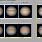 Jupiter mit diversen L-RGB Kobinationen