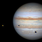 Jupiter mit Monden und Mondschatten - 09.08.2022