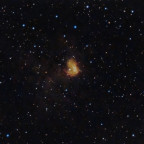 NGC1491 / Sh2-206 "Fossil Footprint - Nebula" (Version II) mit der Vaonis Stellina